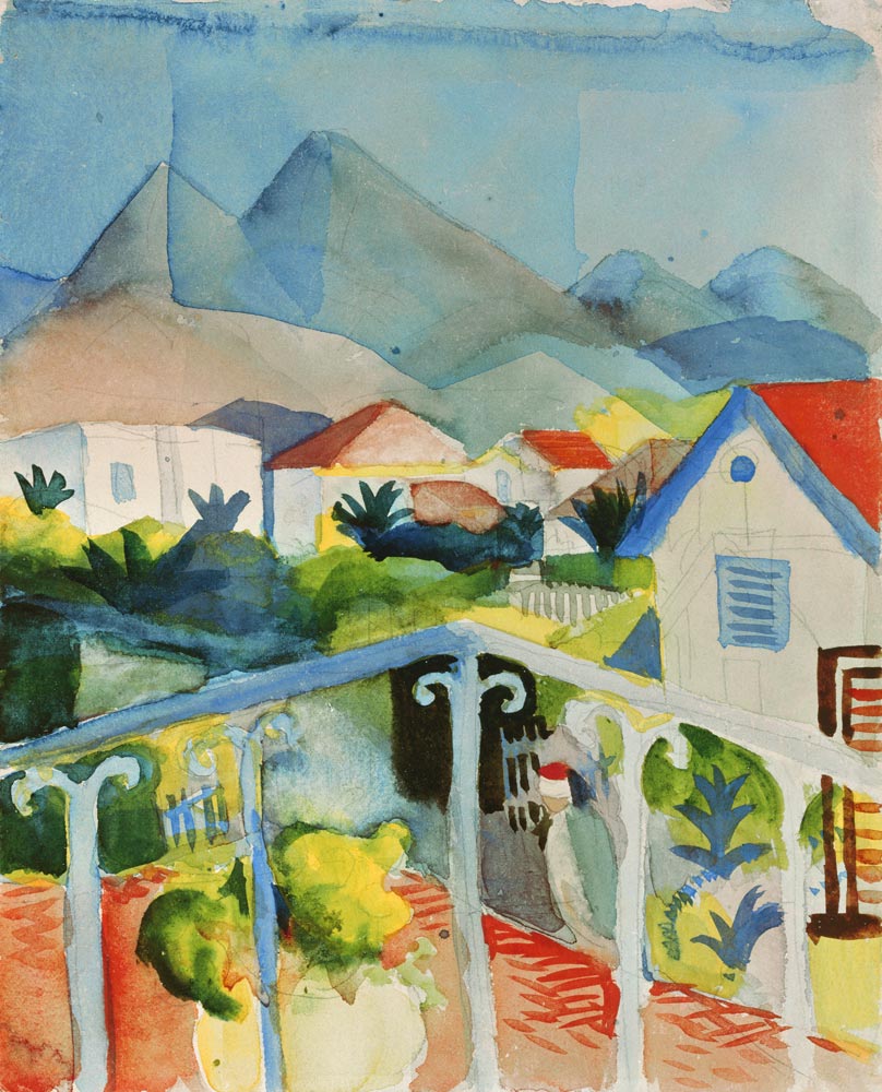 St. Germain bei Tunis von August Macke