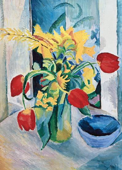 Stillleben mit Tulpen 1912