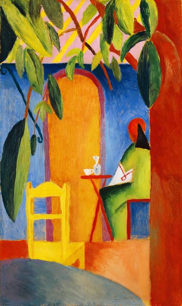 Türkisches Café II von August Macke