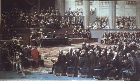 Opening of the Estates General at Versailles on 5th May 1789 von Auguste Couder