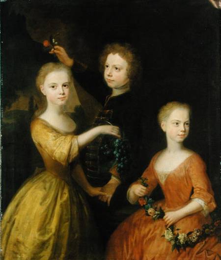 The Children of Councillor Barthold Heinrich Brockes (1680-1747) von Balthasar Denner