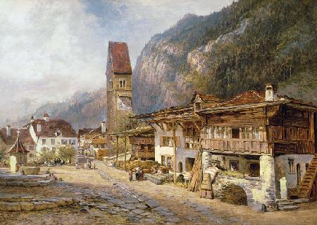 Unterseen, Interlaken: Autumn in Switzerland 1878