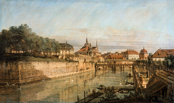 Dresden, Zwingergraben von Bernardo Bellotto