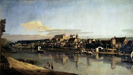 View of Pirna from the right bank of the Elbe c.1753