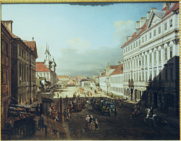 Warschau,  Dluga-Straße von Bernardo Bellotto