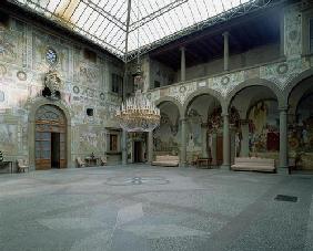 Internal courtyard, (photo) 1601