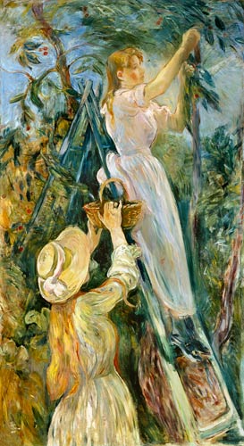 The Cherry Picker von Berthe Morisot