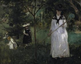 B.Morisot, Die Schmetterlingsjagd