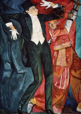 Porträt des Regisseurs Wsewolod Meyerhold (1874-1940) 1916