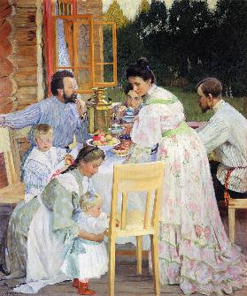 Auf der Terrasse 1906