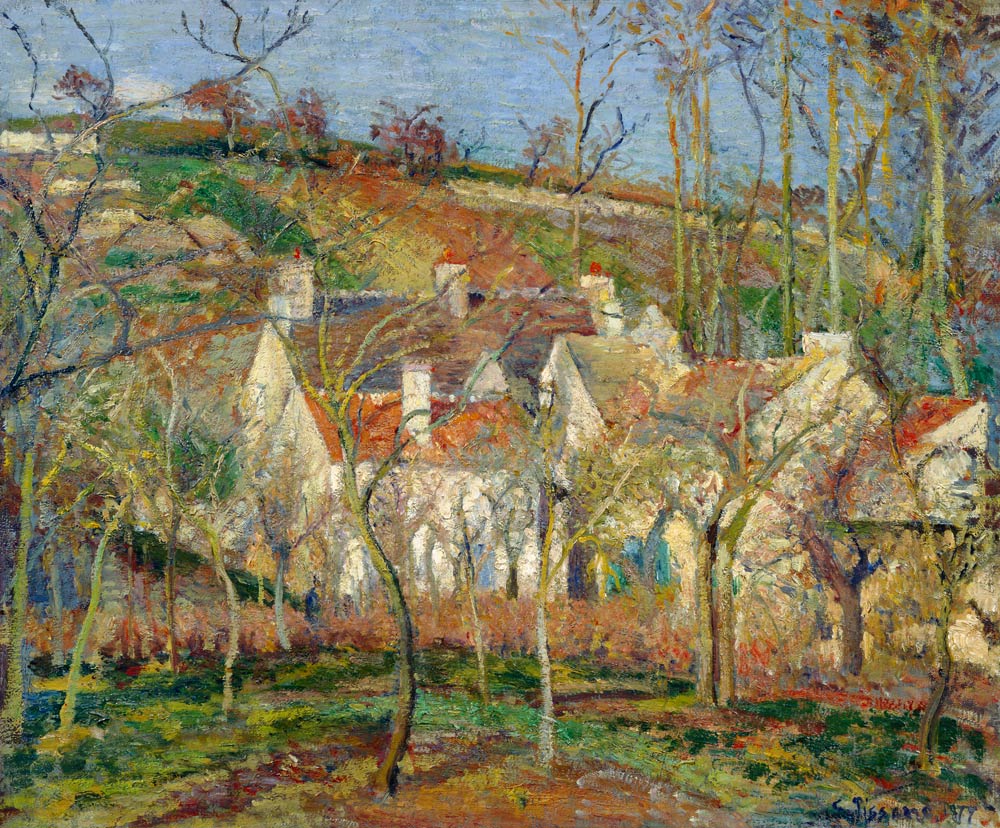 Die roten Dächer von Camille Pissarro