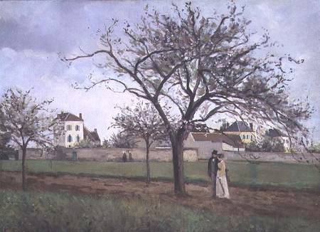 Pere Gallien's House at Pontoise von Camille Pissarro