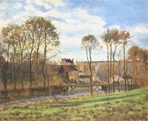 Pontoise, Les Mathurins (Ehemaliges Kloster) von Camille Pissarro