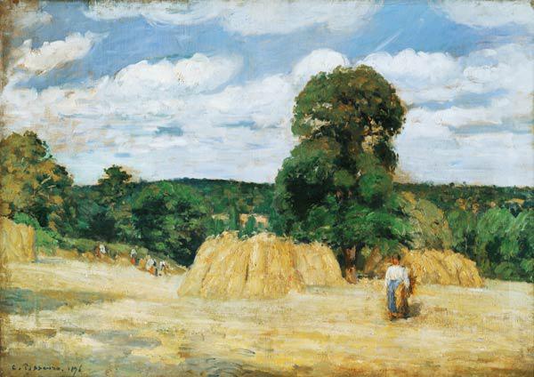 La Moisson a Montfoucault 1876