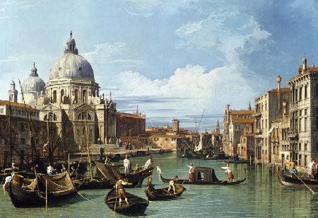 Der Eingang zum Canal Grande, Venedig