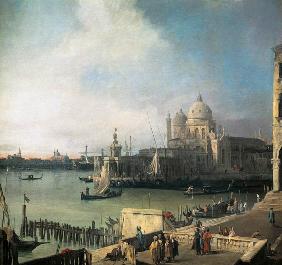 Die Einfahrt zum Canal Grande um 1726-28