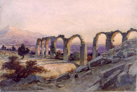 The Aqueduct of Salona, Dalmatia von Carl Haag