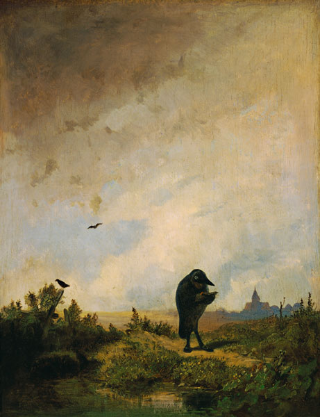 C.Spitzweg, Der Rabe von Carl Spitzweg