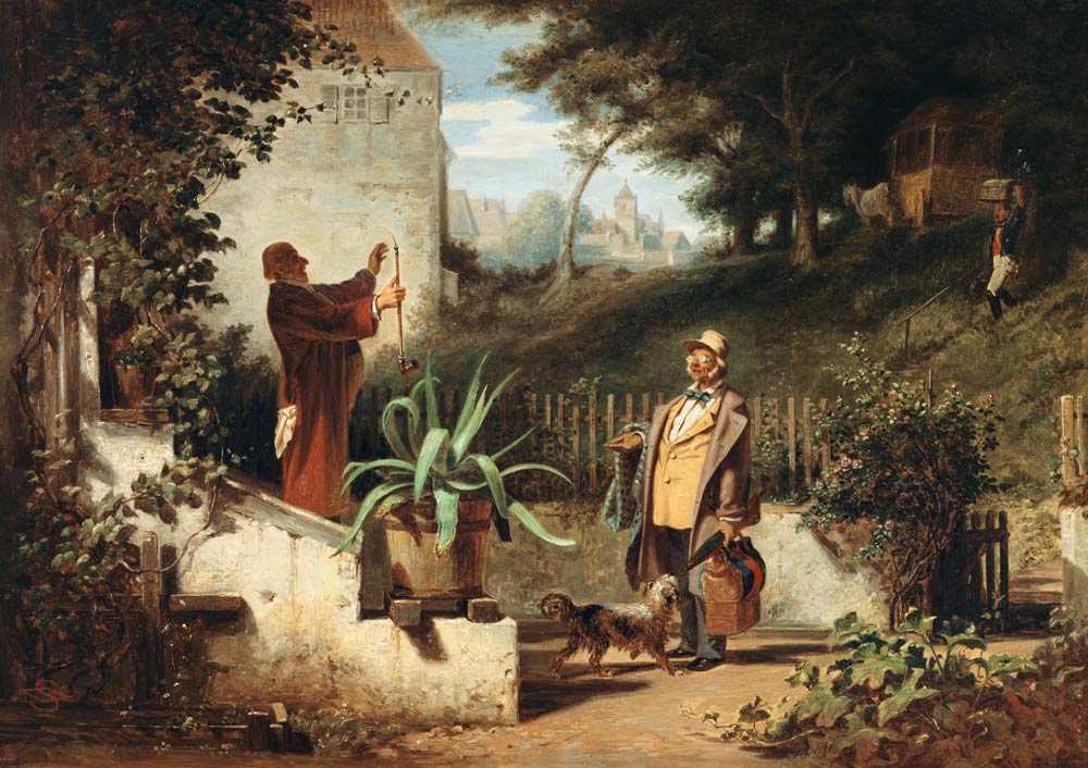 Die Jugendfreunde von Carl Spitzweg