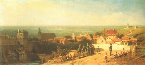 Altes Städtchen von Carl Spitzweg