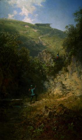 C.Spitzweg, Der Urlauber