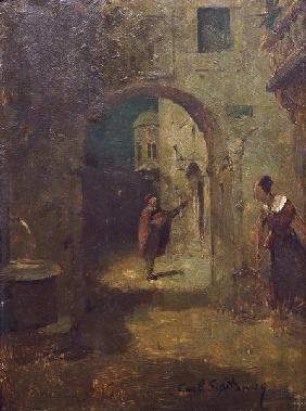 C.Spitzweg, Solo-Ständchen