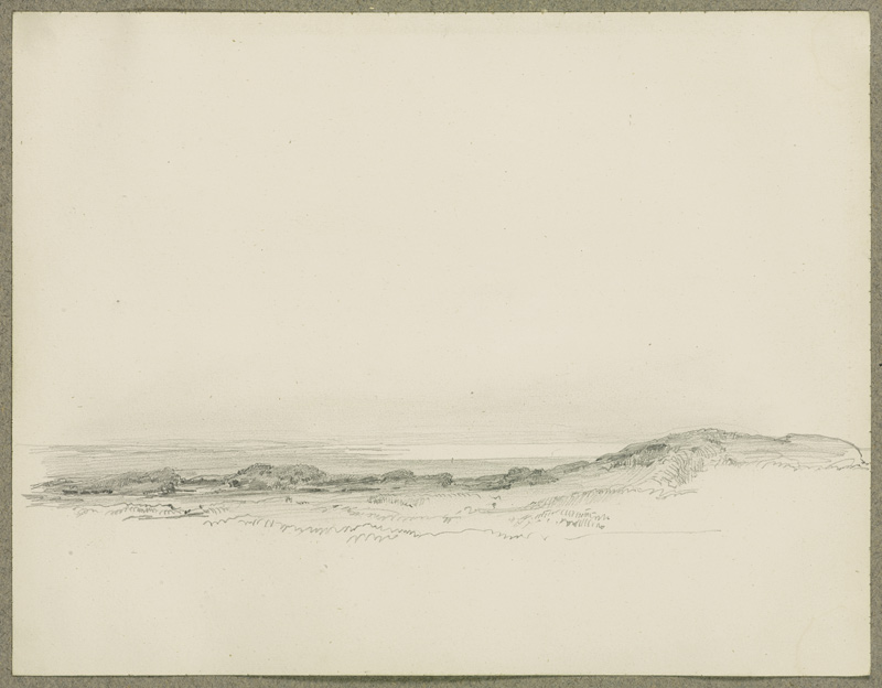 Dünenlandschaft bei Ostende von Carl Theodor Reiffenstein