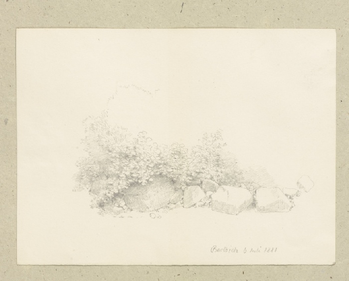 Bodenstück mit Steinen von Carl Theodor Reiffenstein