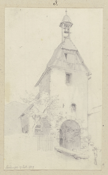 Glockenturm in Lindenfels von Carl Theodor Reiffenstein