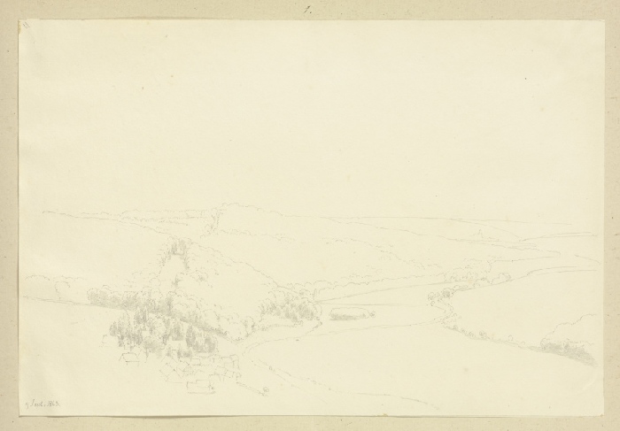 Landschaft bei Braunfels von Carl Theodor Reiffenstein