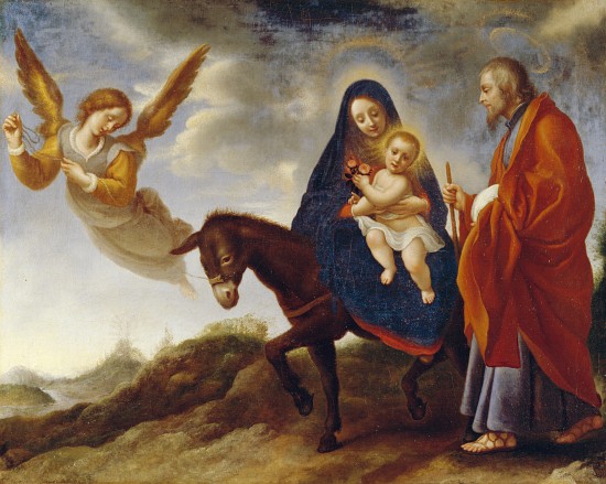 The Flight into Egypt von Carlo Dolci