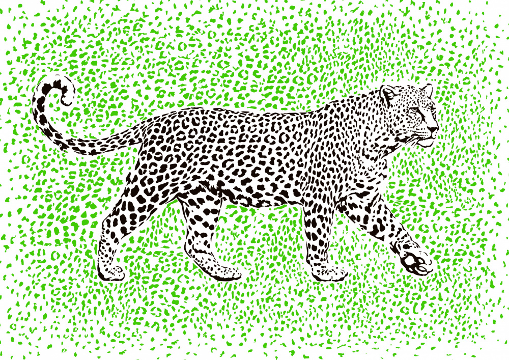 Leoparden-Rosette-Tarnung von Carlo Kaminski