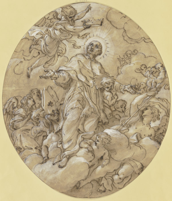 Krönung des Heiligen Borromäus von Carlo Maratti
