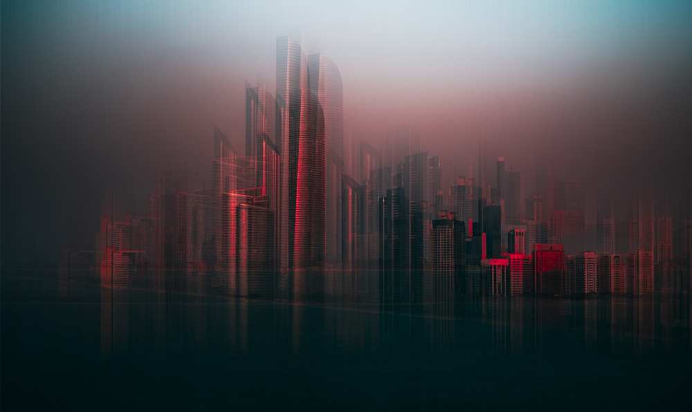 Abu Dhabi skyline von Carmine Chiriaco