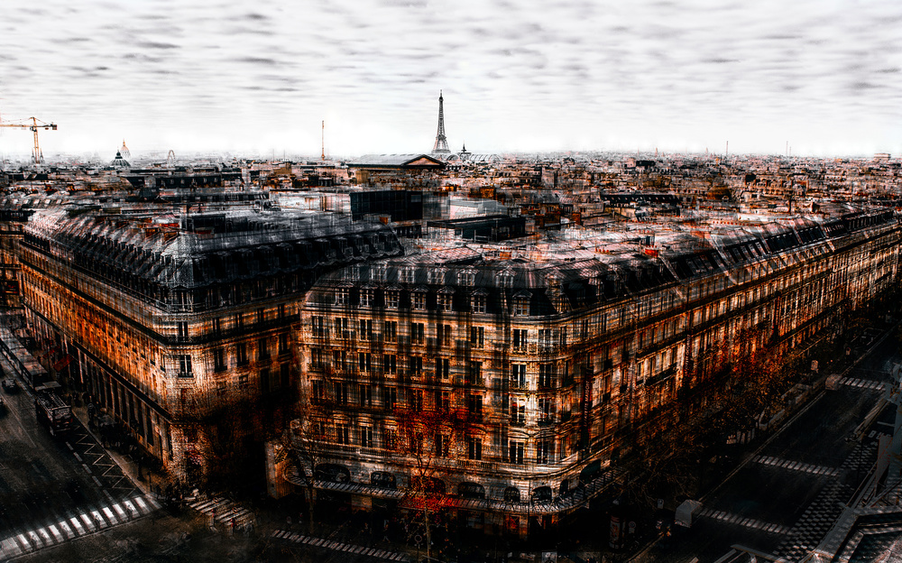 Auf den Dächern von Paris von Carmine Chiriaco