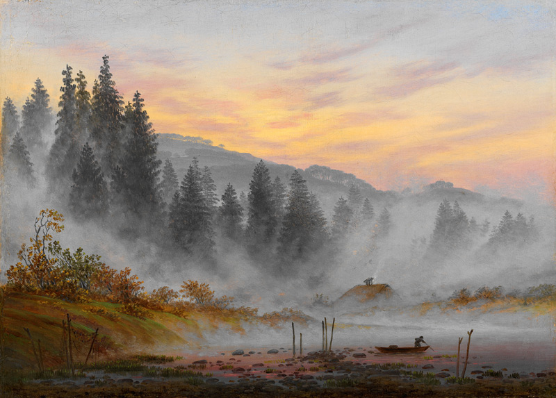 Der Morgen von Caspar David Friedrich