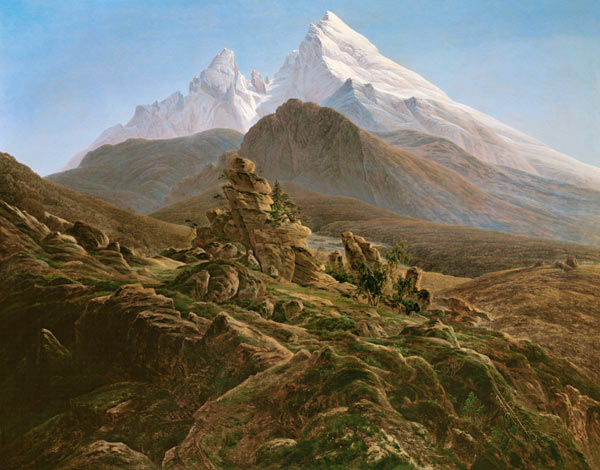 Der Watzmann von Caspar David Friedrich