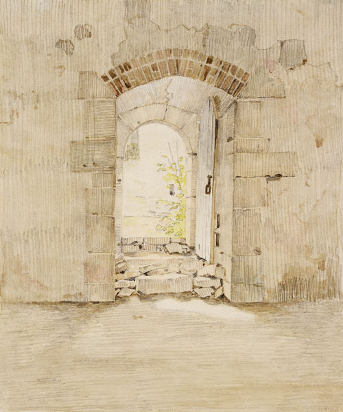 Entrance Gate to the Royal School in Meissen  von Caspar David Friedrich