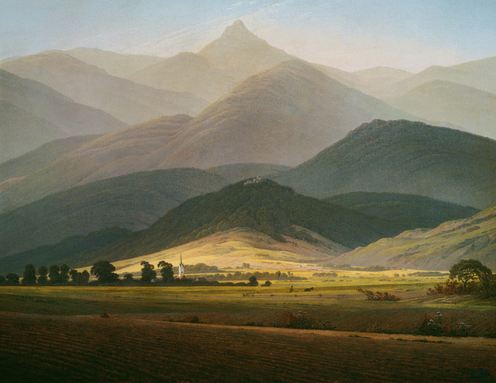 Riesengebirgslandschaft von Caspar David Friedrich