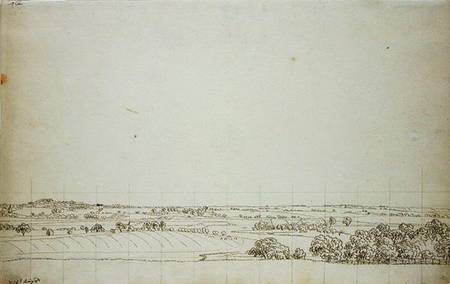 View towards Putbus von Caspar David Friedrich