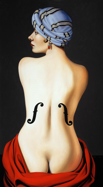 Homage to Man Ray, 2003 (oil on canvas)  von Catherine  Abel