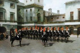 The Blues and Royals, Guard Mounting Parade, Whitehall