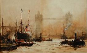 Tower Bridge from Cherry Garden Pier c.1900  on