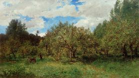 Le verger (Französischer Obstgarten zur Erntezeit) 1876