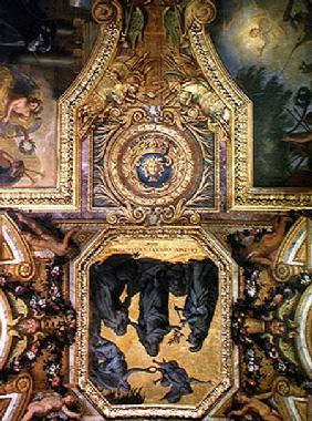 Peace Made at Aix-la-Chapelle in 1668, Ceiling Painting from the Galerie des Glaces