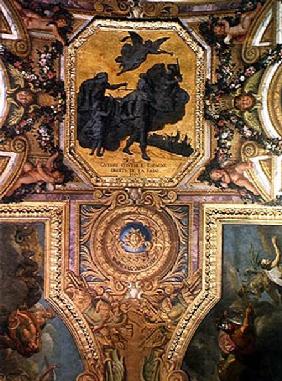 War for the Rights of the Queen in 1667, Ceiling Painting from the Galerie des Glaces