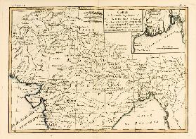 Northern India, from 'Atlas de Toutes les Parties Connues du Globe Terrestre' by Guillaume Raynal 1907