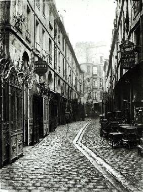 Passage du Dragon, Paris, 1858-78 (b/w photo) 