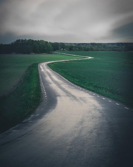 Straße auf dem Land