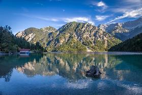 Kleiner Plansee in Tirol im Abendlicht 2016